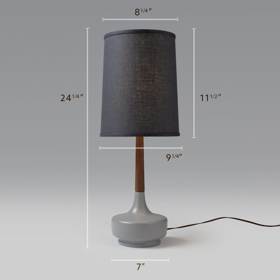 Mid-Century Table Lamp "Brooke Nantucket #7"