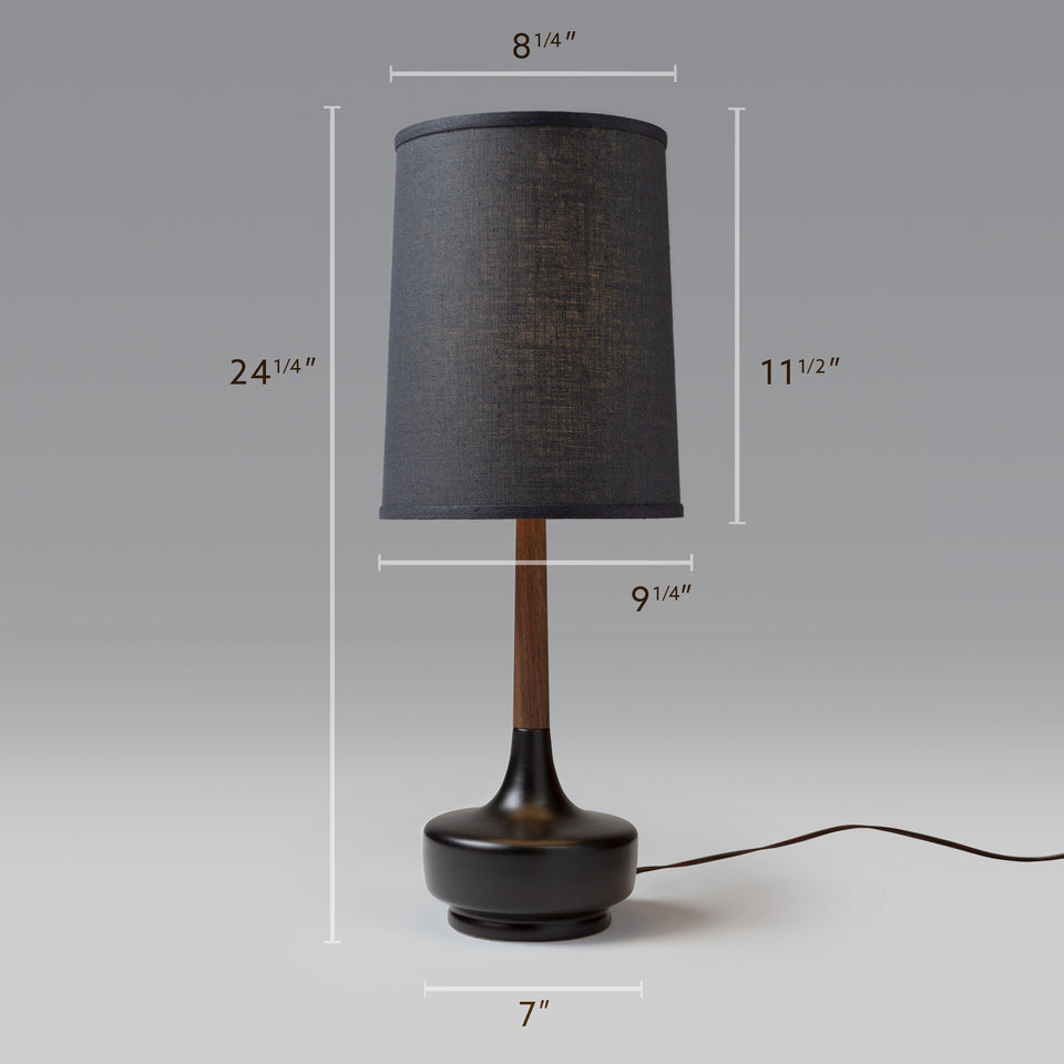 Mid-Century Table Lamp "Brooke Night Out"