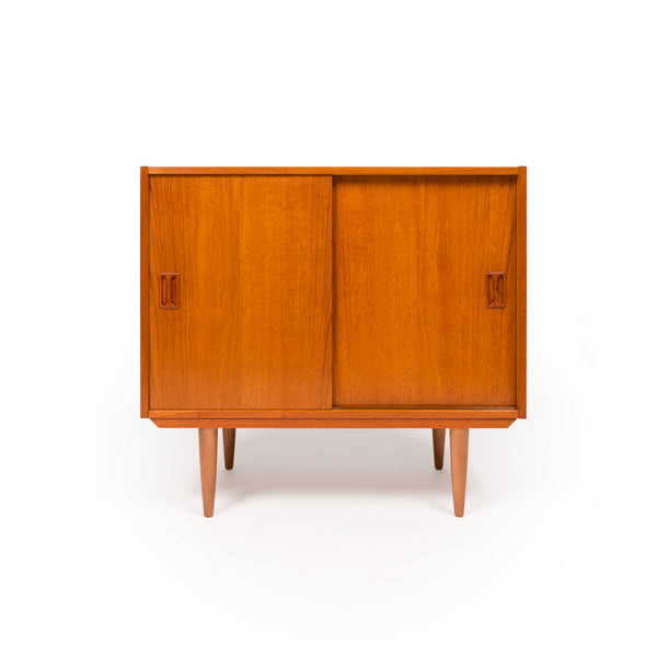 1960s Vintage Danish Mid-Century Teak Two-Door Credenza – MCM-SF