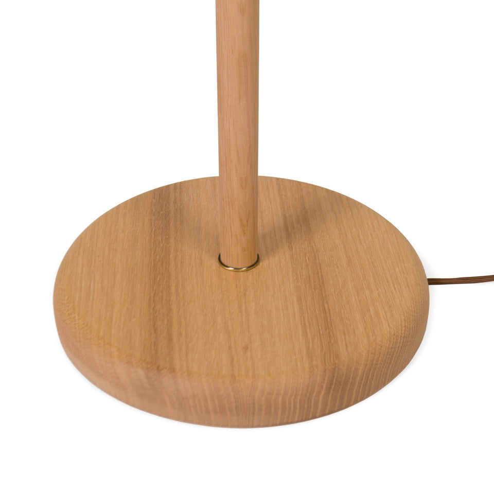 Mid-Century-Inspired Floor Lamp "Eddie" in OAK