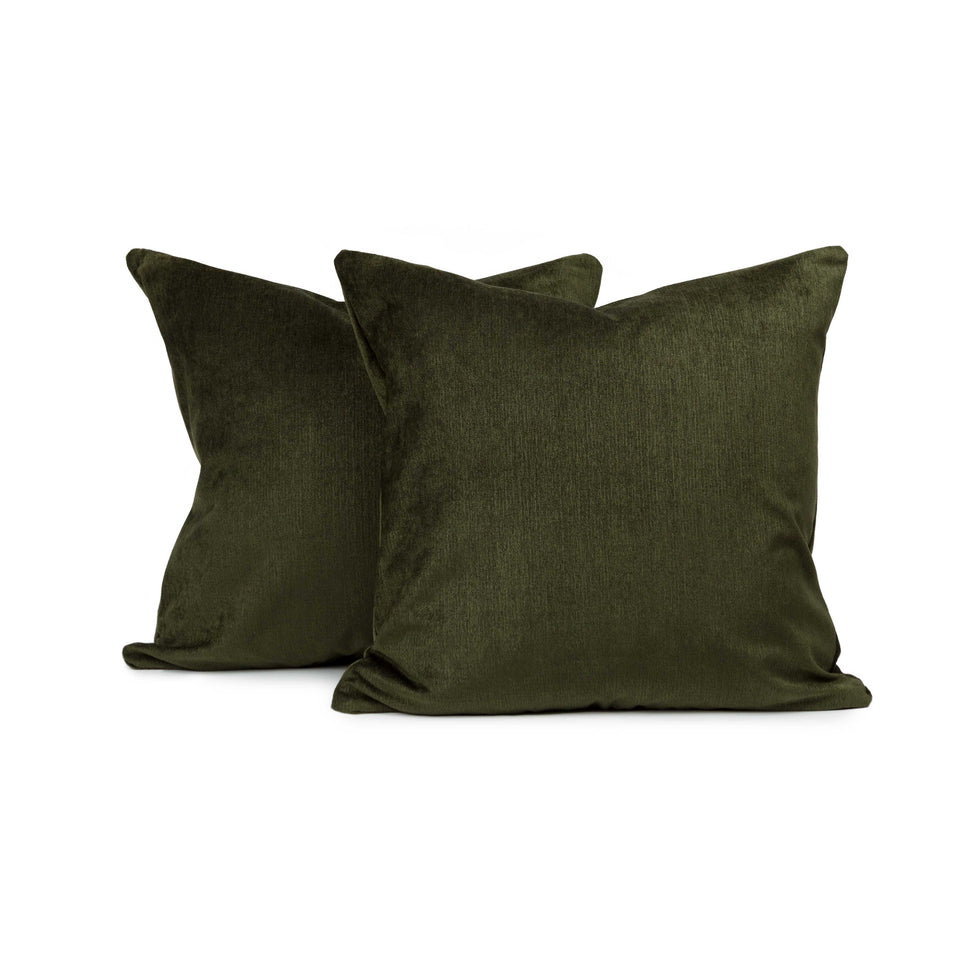 Deep Forest Mid-Century Accent Pillow Cover (pair)