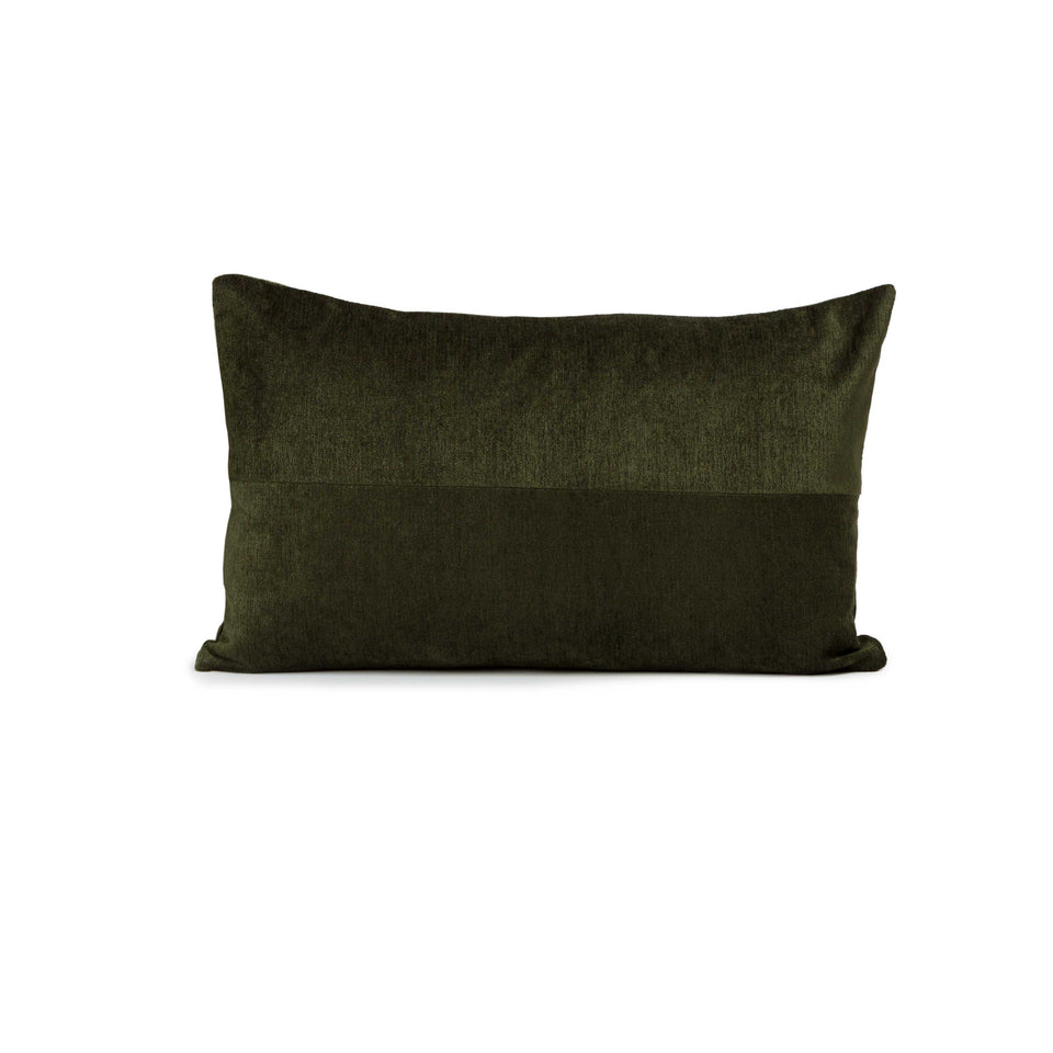 Deep Forest Mid-Century Lumbar Pillow Cover (pair)