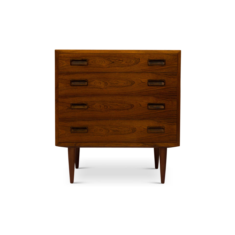 Vintage Danish Mid-Century Rosewood Lowboy Dresser