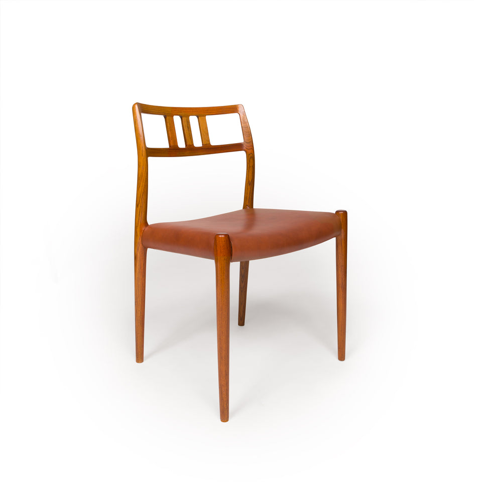 Vintage Danish Mid-Century Niels Otto Møller no. 79 Teak Dining Chairs (Set of 10)