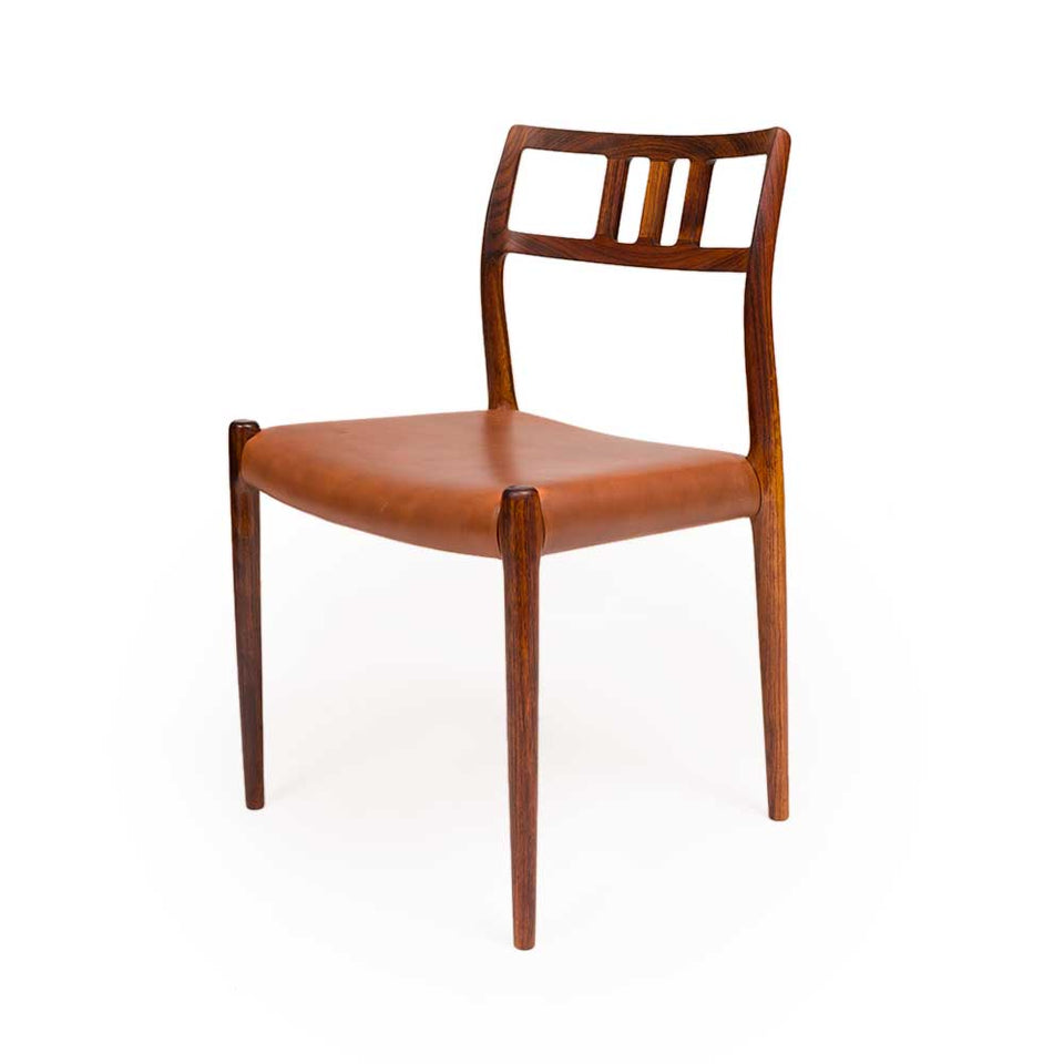 Vintage Danish Mid-Century Niels Otto Møller no. 79 Teak Dining Chairs (Set of 6)