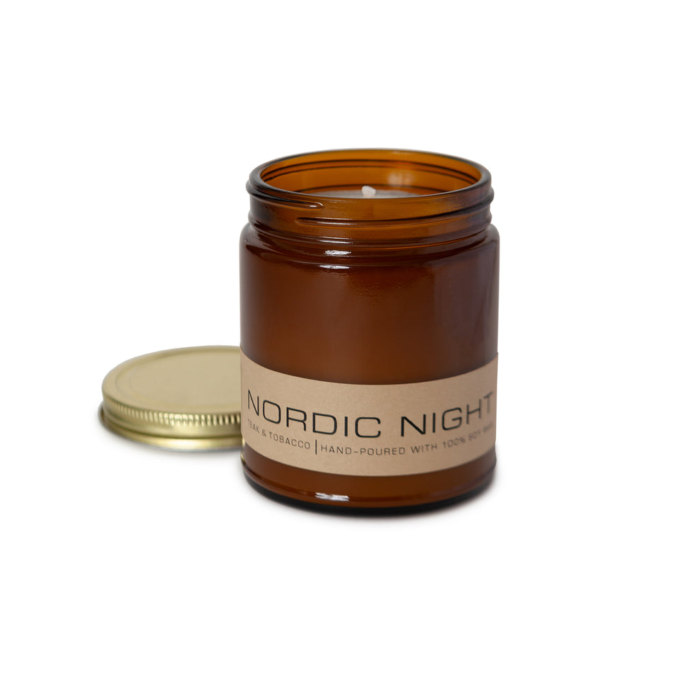 Nordic Night — Teak and Tobacco Scented Candle