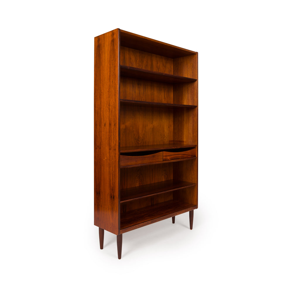 Vintage Danish Mid-Century Rosewood Bookcase