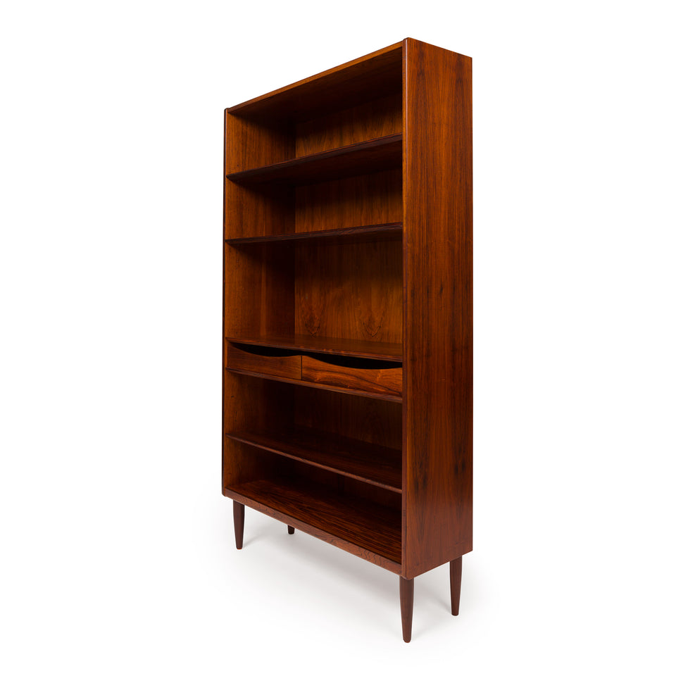 Vintage Danish Mid-Century Rosewood Bookcase