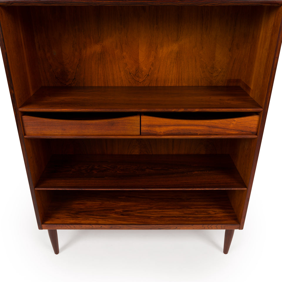 Vintage Danish Mid-Century Rosewood Bookcase