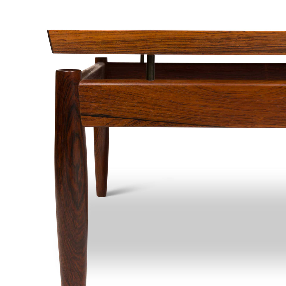 Vintage Rosewood Floating Top Coffee Table by Grete Jalk for France & Søn Denmark