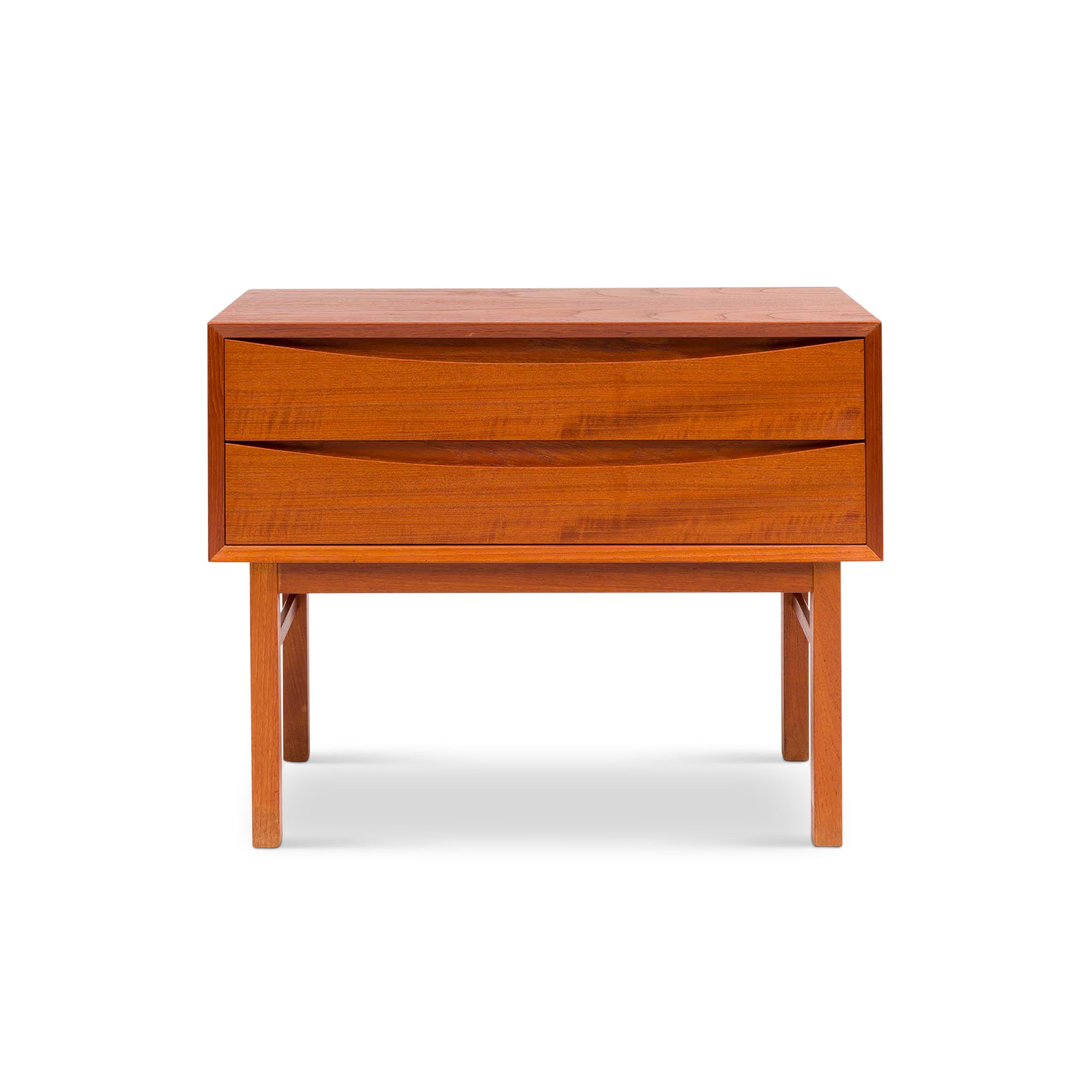 Teakwood Night Table Danish Vintage 北欧家具 Mid-Century Modern Danish Teak Nightstands, 1964, Set of 2