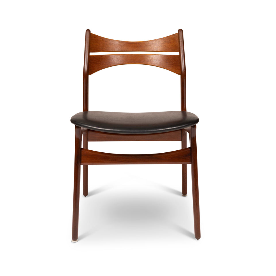 Vintage Danish Mid-Century Erik Buch Dining Chairs Model 310 (Set of 4)