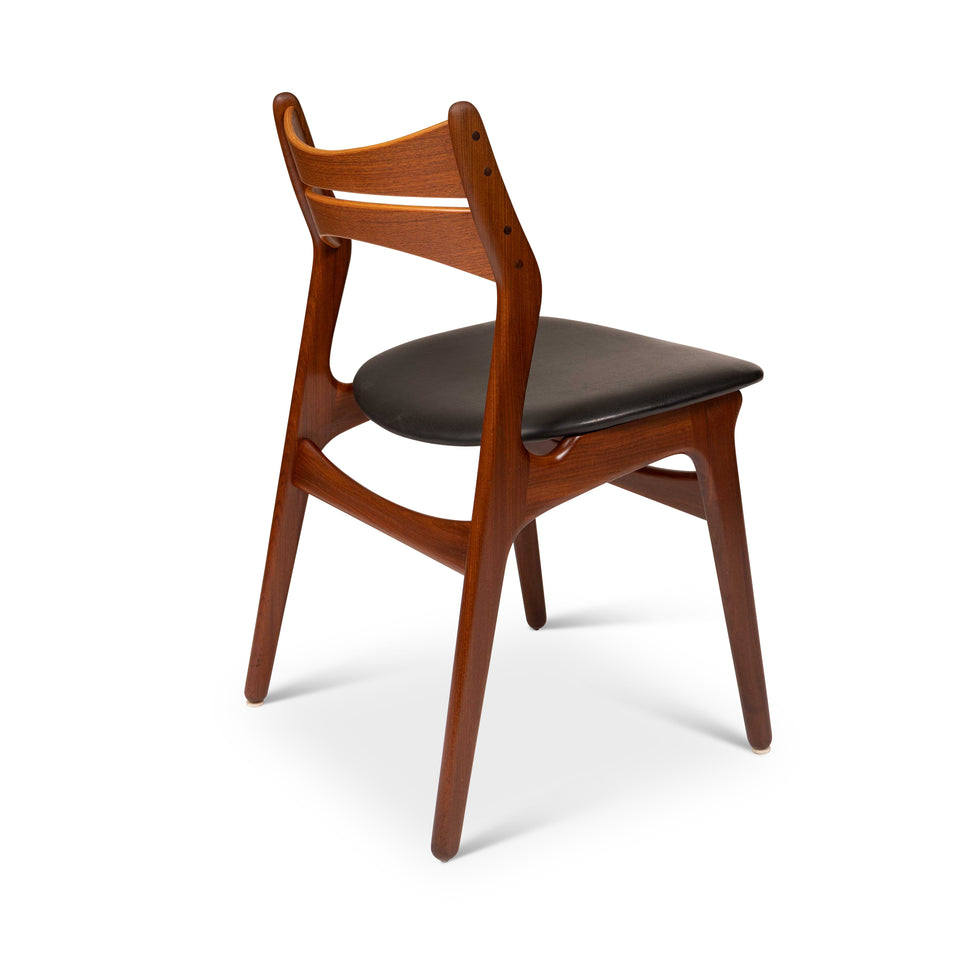 Vintage Danish Mid-Century Erik Buch Dining Chairs Model 310 (Set of 4)
