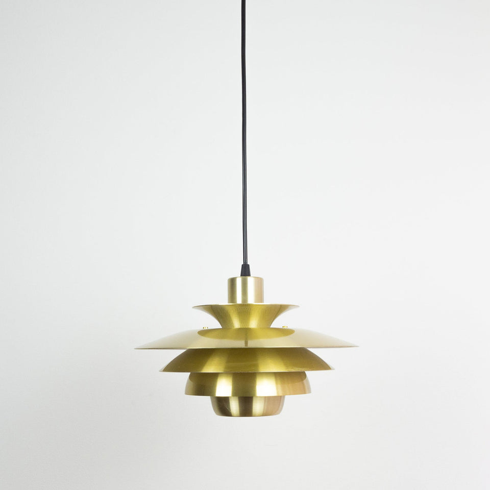 Opus and Alexia Danish vintage pendant lamps by Jeka