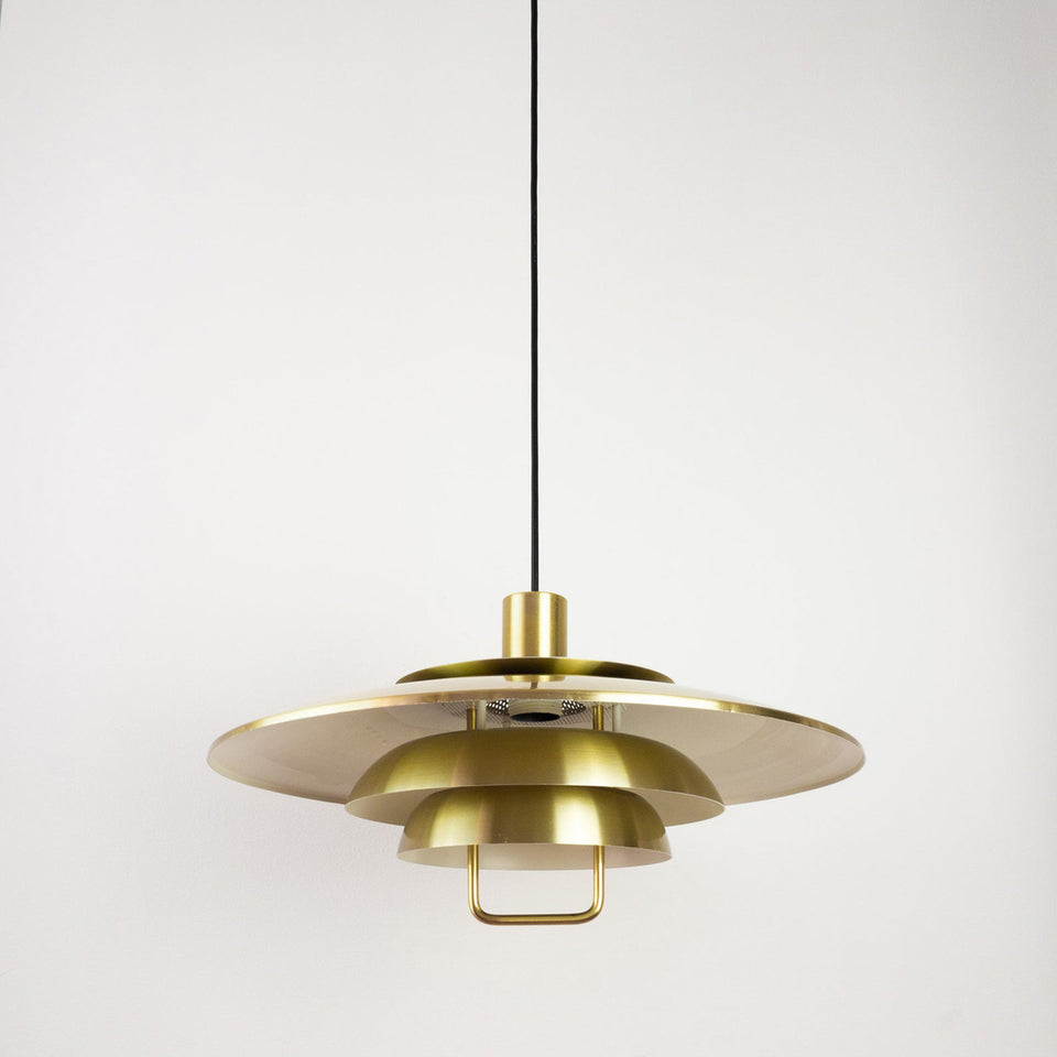 Opus and Alexia Danish vintage pendant lamps by Jeka